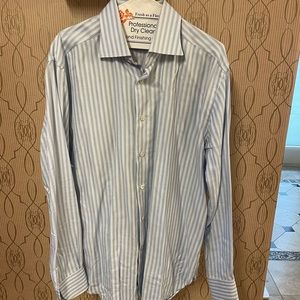 Men’s Ermenegildo Zegna long sleeve dress shirt, sz L